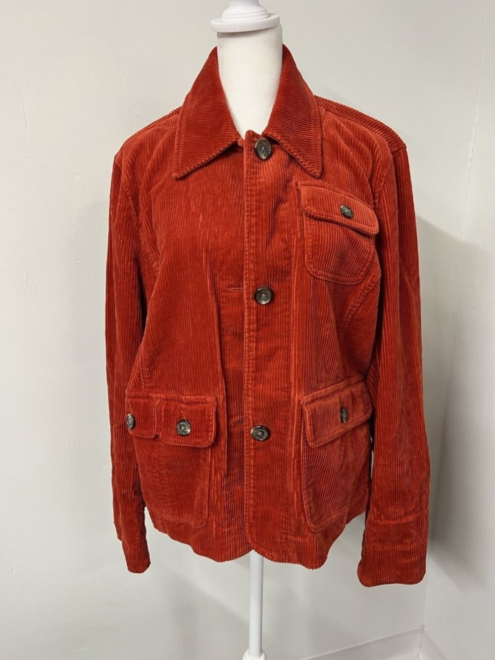 American Living Red Corduroy Jacket